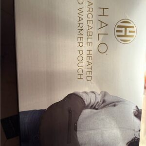 Halo Heated Hand Warmer Pouch in White